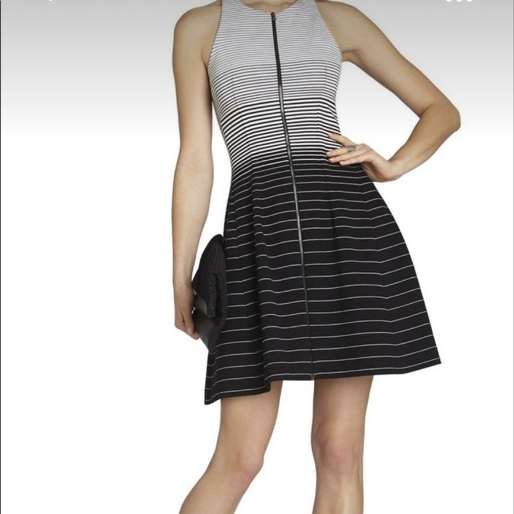 BCBG MaxAzria Guilianna tulip 🌷 Tulip Striped Dress